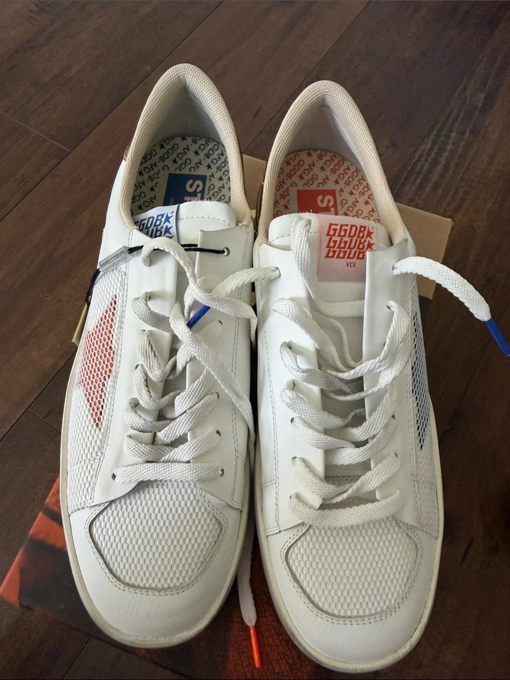 Golden goose LTD Stardan Gold/White Star Accent Men's Sneakers -